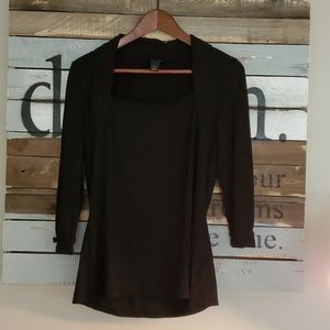 White House Black Market 3/4 sleeve top